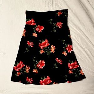 Colette Mali Brushed Knit Floral skirt
